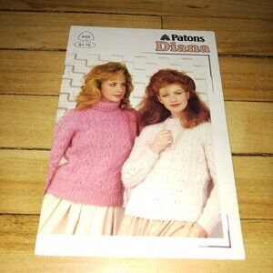 Beehive Patons Diana Pattern #449 (Beehive Patons #449,1983)